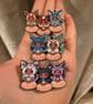 Poncho Eeveelution Pokemon Enamel Pin