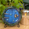 Handmade Starbound Fairy Door, Blue Fantasy Garden Decor