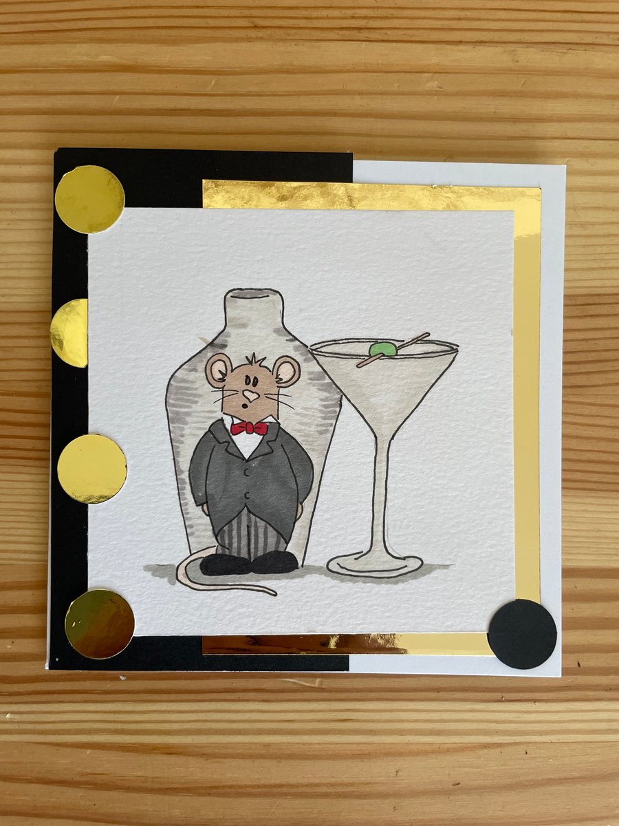 Mouse celebration card