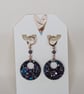 Circle Shaped Resin Earrings