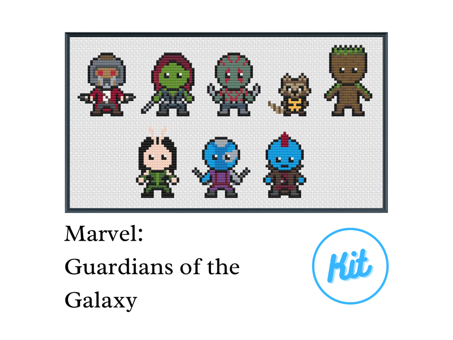 Easy Cross Stitch Kit: Marvel - The X-Men - For Beginners