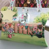 Garden party celebration handbag style pillow style gift box
