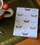 Single Moth Pattern Greetings Card - A6 Size - Image 2