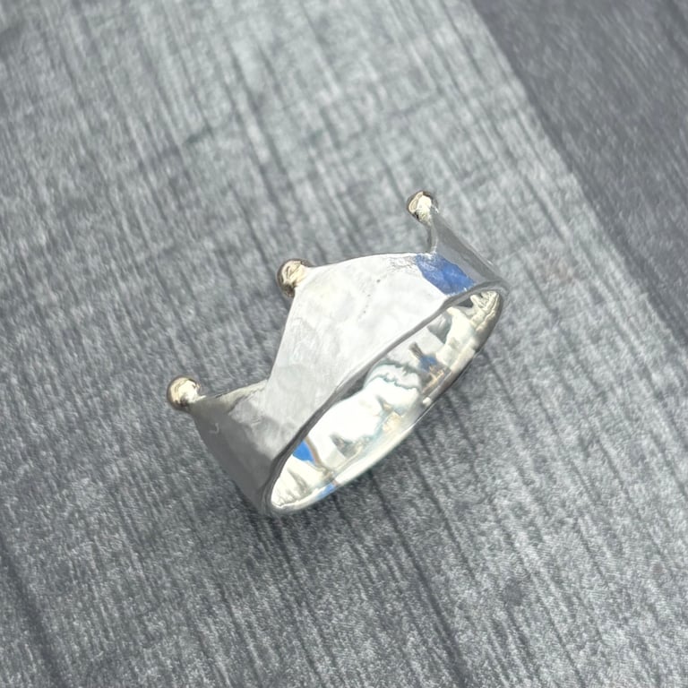 Crown Ring, Princess ring, Queen ring, prince ring, gift for her, unisex ring, 