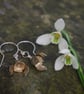 Silver Snowdrop Dangle Earrings  - Image 5