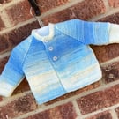 Baby cardigan matinee coat 0-3 months