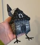 Spun Cotton Baba Yaga Hut Black - Image 9