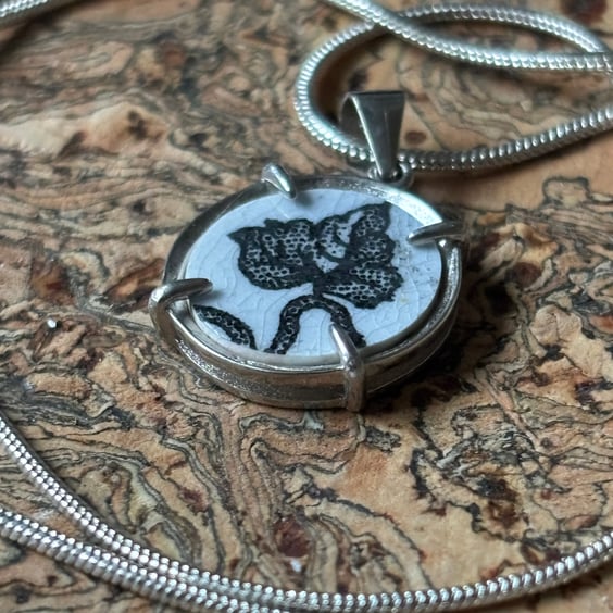 Handmade Pendant, Unique Eco Friendly Gifts, Sterling Silver, Christmas Gifts.