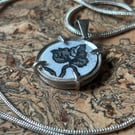 Handmade Pendant, Unique Eco Friendly Gifts, Sterling Silver, Christmas Gifts.