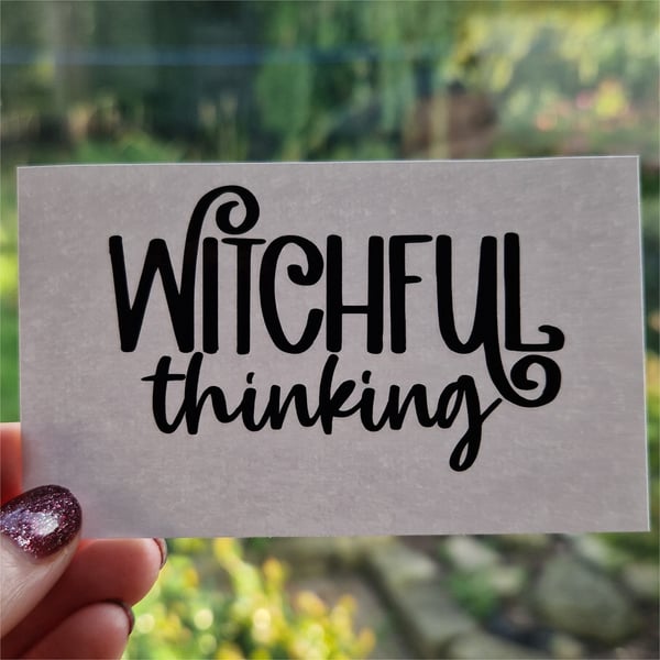 Witchful Thinking vinyl decal sticker