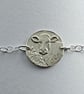 Cow Engraved Sterling Silver Coin Bracelet - Image 10