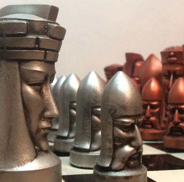 The Gothic Chess pieces designed by Peter Ganine - A must for Star Trek Fans 