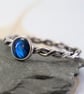Mermaid Stacking Ring - Silver Abalone Ring - Sterling Silver Twist  - Image 4