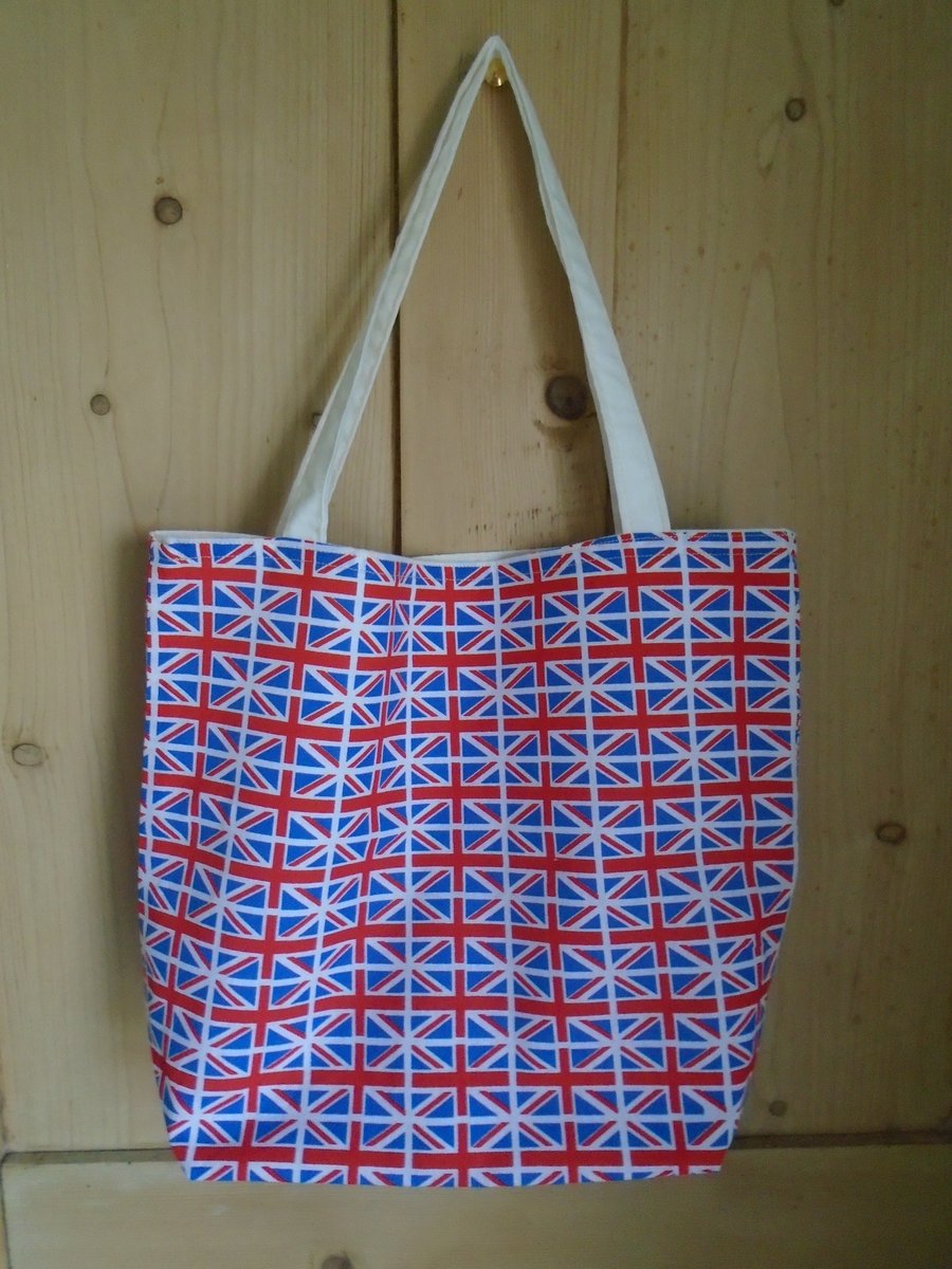 Cotton Union Jack Small Bag 