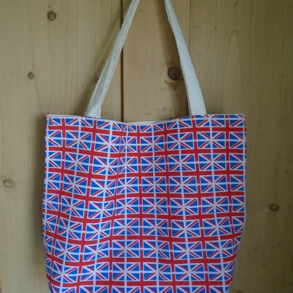 Cotton Union Jack Small Bag 