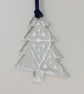 Silver mirrored tree - knot design - Image 1