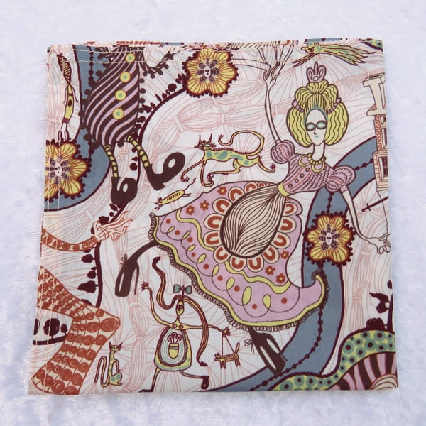 Liberty Tana Lawn handkerchief,  Delusions of Grandeur