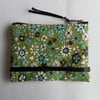  Handmade Coin Purse, Green, Turquoise, White, Black, 