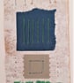 Colourful Combinations Grey Green Blue Handstitched Geometric Art Pictures - Image 3