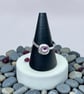 Sterling Silver 3.5mm Ruby Pebble Ring  - Gift Boxed - Image 3