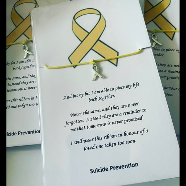 Suicide prevention awareness wish bracelet sentimental gift bracelet wish 