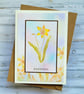 Daffodil Card - Easter, birthday, blank, springtime  - Image 7