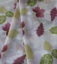 Handprinted chiffon scarf Autumn Leaves - Image 3