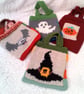 Halloween Trick or Treat Swag Bags, Child's Knitted Bag, Child's Bag, Halloween - Image 10