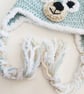 Newborn hat, neutral newborn winter hat, newborn photography prop, baby winter h - Image 4