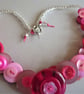 Pink Vision Button Necklace - Image 3