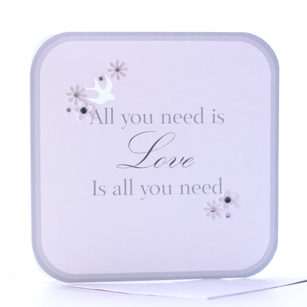 New For 2013 - 'Love' An Engagement Congratulations Greetings Card
