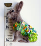 Needle Felted Mini Embroidered Easter Rabbit - Image 4
