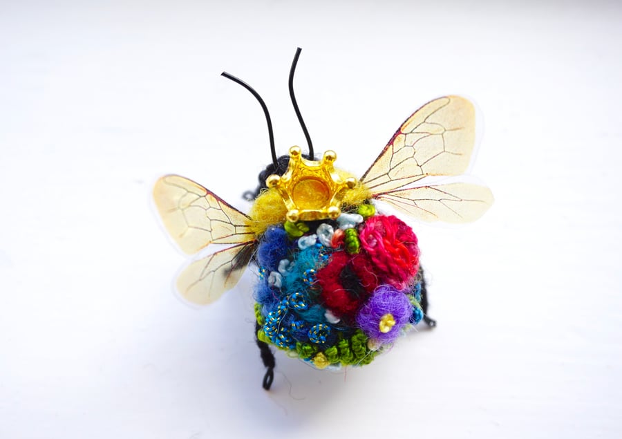 Embroidered Queen Bee 