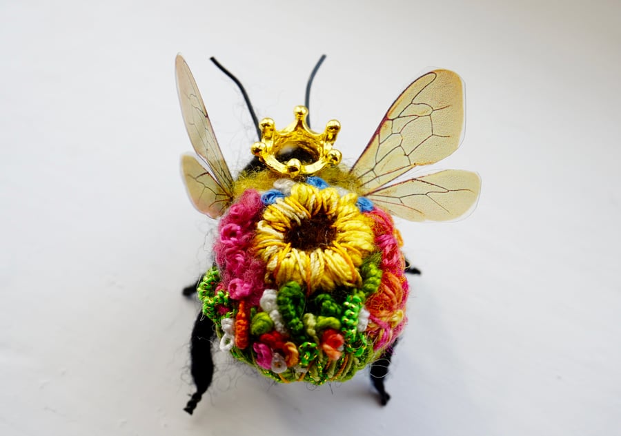 Embroidered Queen Bee 