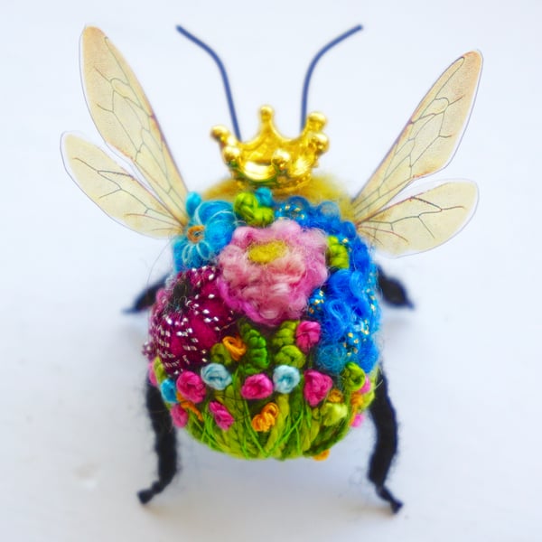 Embroidered Queen Bee