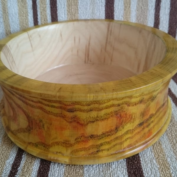  Wooden Bowl  (3) Handmade Decorative  ( SOLD )