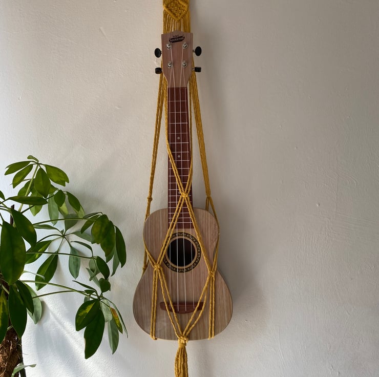 Macrame cheap ukulele strap