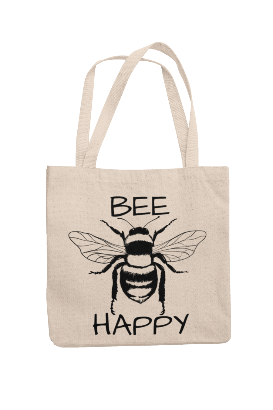 Cute Bee Tote Bag - BEE HAPPY