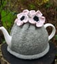 Grey Tea Cosy Blush Flowers - Image 1