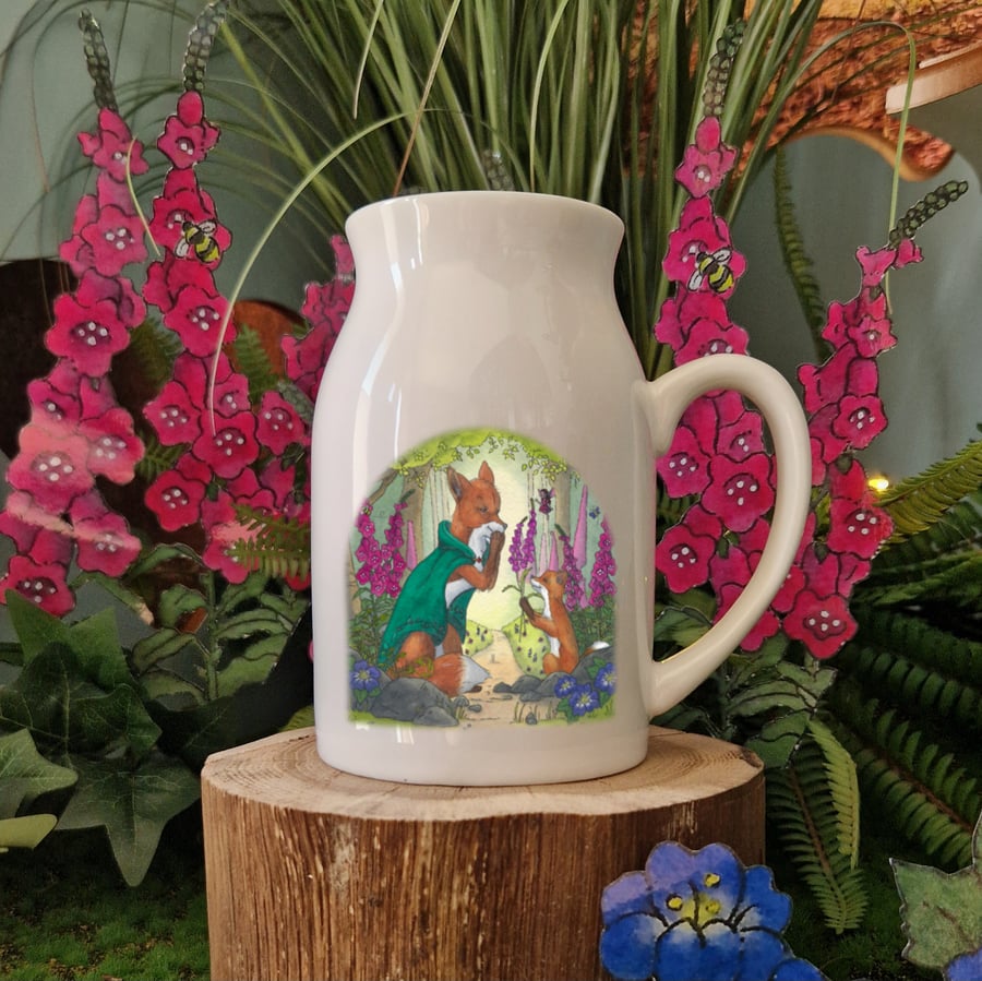 ‘Finn’s Gift of Gloves’ Personalised Ceramic Jug with Poem