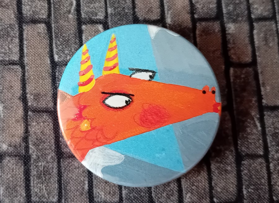 Picture Book  Badge - Dragon