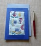 Individually Hand Crafted Textile Blank Card - Image 1