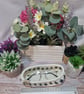 Glasses or trinket basket, hand crocheted  - Image 3