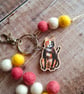 Calico Cat Bag Charm - Image 4