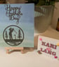 Golfer themed father's day card