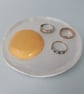 Fake Food Sunny Side Up Fried Egg Fridge Magnet Ring Holder Spoon Rest