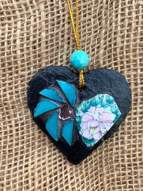 Summer Seconds Mosaic Heart