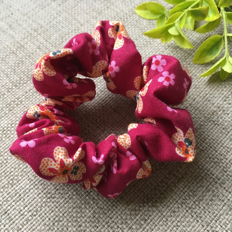 Fabric hair scrunchie - choice of fabric