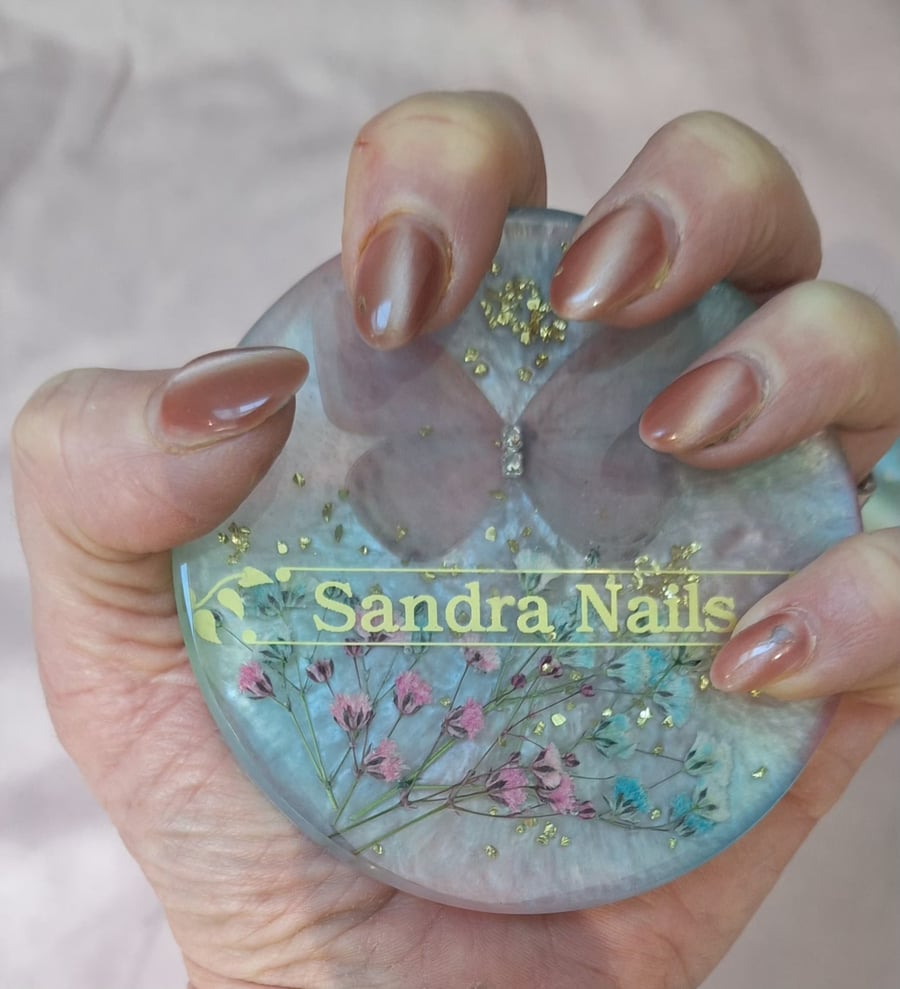 Personalised Salon Custom Resin Nail Art Display Stone 