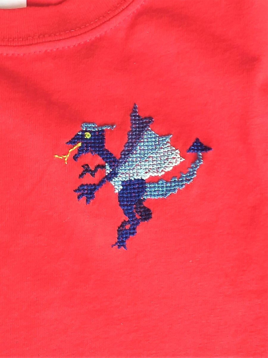 Dragon T-shirt age 8-10 (S youth)